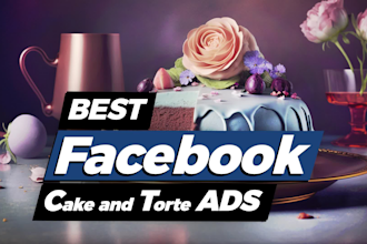 make mouth watering facebook cake and torte video ad