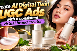create ai digital twin ugc ads with a consistent virtual brand creator