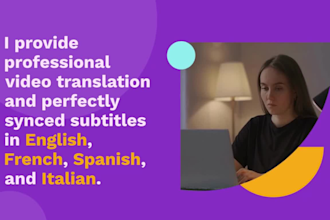 translate add english french spanish italian subtitle caption to video srt vtt