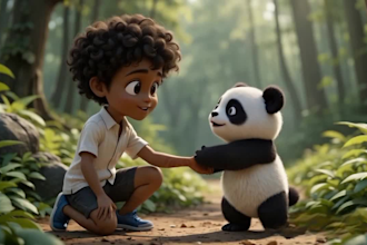 create ai animation music video, kids animation story, ai video art 3d animation