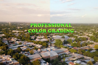 do video color correction, cinematic color grading as a colorist