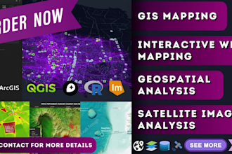do gis mapping, web gis maps, geospatial and satellite image analysis