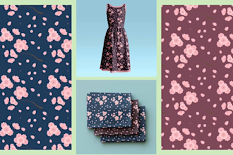 design repeat pattern, vector pattern for fabric design