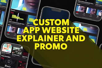 create a custom app explainer video or app demo video ads