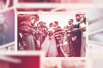 create wedding, birthday cinematic slideshow intro video