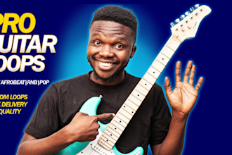 create spicy guitar loops for afrobeats reggae rnb