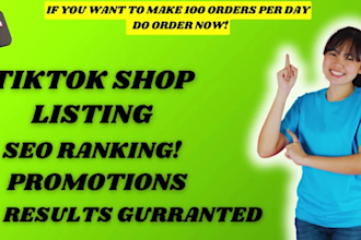 do listings on tiktok shop and optimize tiktok shop services