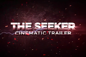 create this cinematic intro, promo, trailer, video