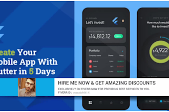 convert UI designs to flutter as flutter developer