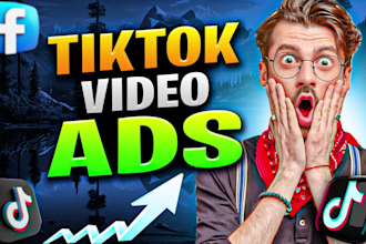 create dropshipping video ads for tiktok ads or facebook ads