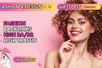 do fashion and design guest posts with fashion backlinks