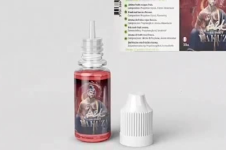 design a custom and professional vape e liquid product label