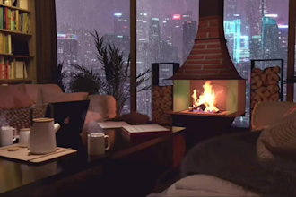 provide relaxing natural cozy rain video and ice rain videos