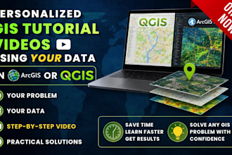 create a custom gis tutorial video with your data in qgis, arcgis, google earth