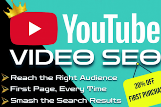 do best youtube video SEO and channel optimization expert for top ranking