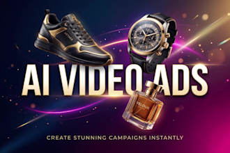 create ai video ads, ai commercial video and ai product ads