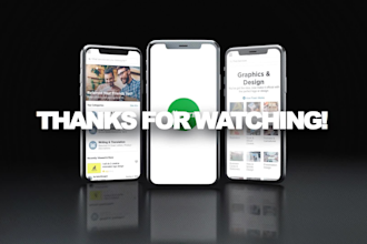 create a fast app or website promo video