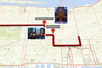 create cinematic travel map animation for your vlog