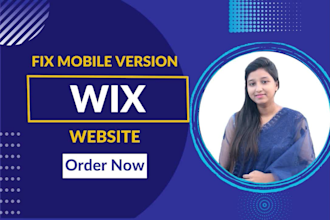 fix your wix website mobile version