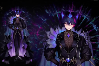 design nsfw vtuber model, live 2d vtuber rigging, male and female live 2d model
