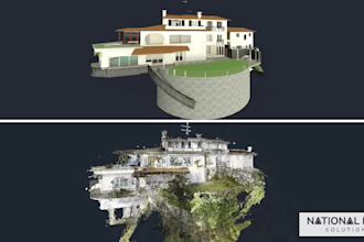 create as built bim model from laser scan data