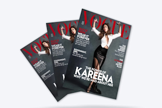 create a magazine or book promo 3d animated video