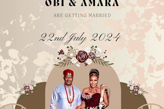 create custom cartoon couple save the date videos and wedding invites