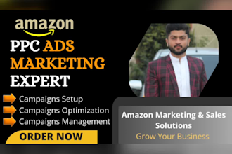 setup, manage and optimize your amazon fba PPC campaign sponsored ads expert
