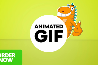 do animated gifs for logo icons banner ads character or more