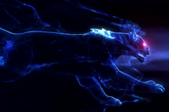 do stunning wolf, horse, lion or panther logo animation