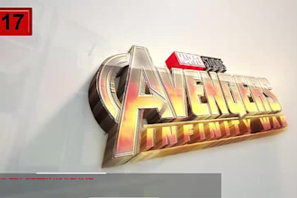 create 3d logo animation intro video