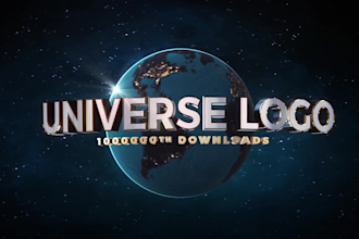 do 3d logo animation in universal studios