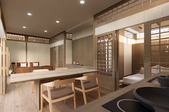 design and visualize japanese minimal interior