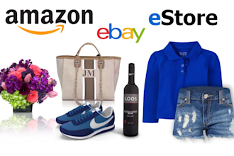 do ecommerce product photo editing for amazon, ebay shopify, etsy