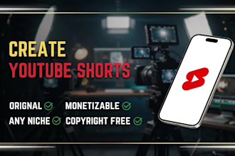 create original copyright free monetizable viral youtube shorts reels