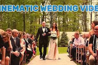 edit cinematic wedding video editing and wedding highlight