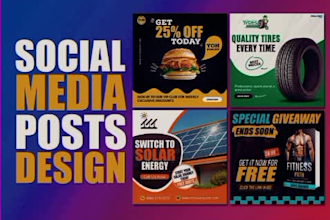 create customize social media posts