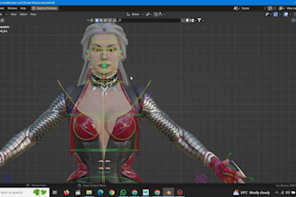 do 3d character rigging for animation or game