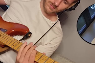 record professional studio quality electric guitar tracks