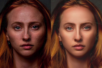 high end photo retouching fashion and beauty photo editing in photoshop