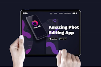do this clean website promo video