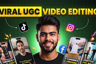 do ugc video editing for meta and tiktok ad campaigns