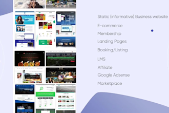 design, redesign, clone clean and modern wordpress website