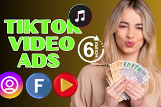 create viral tik tok dropshipping video ads,tik tok video ads