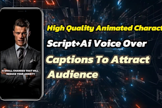 create ai talking  avatar with voice over of any script