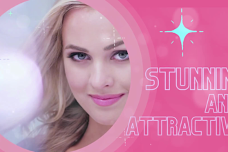 create stunning short beauty ads for social media promoting
