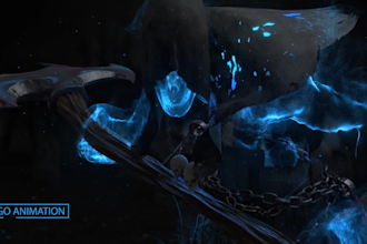 create premium 3d intro and logo animation