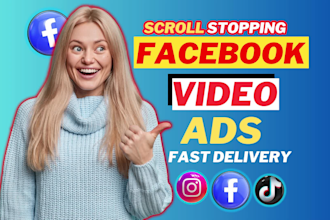 create viral tik tok video ads, dropshipping facebook ads creatives