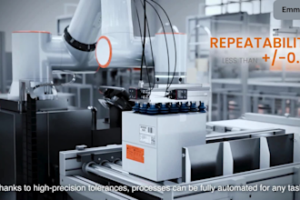 do 3d industrial robotic animation, robotic arm animation, industrial process
