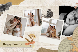 do amazing slideshow videos, memorial slideshow from your photos or videos
